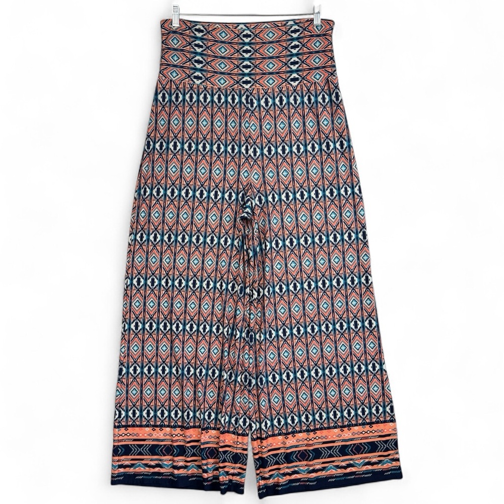 New Directions Size XL Wide Leg Pull On Pants, Elastic Waist Stretch